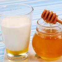 Коктейль молочный с мёдом