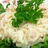 Салат из кальмара с рисом  