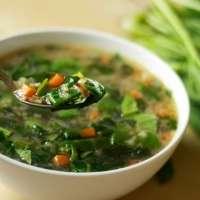 Вегетарианский суп с имбирем
