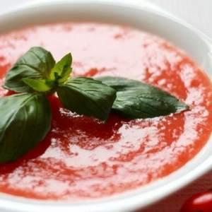 Холодный томатный крем-суп